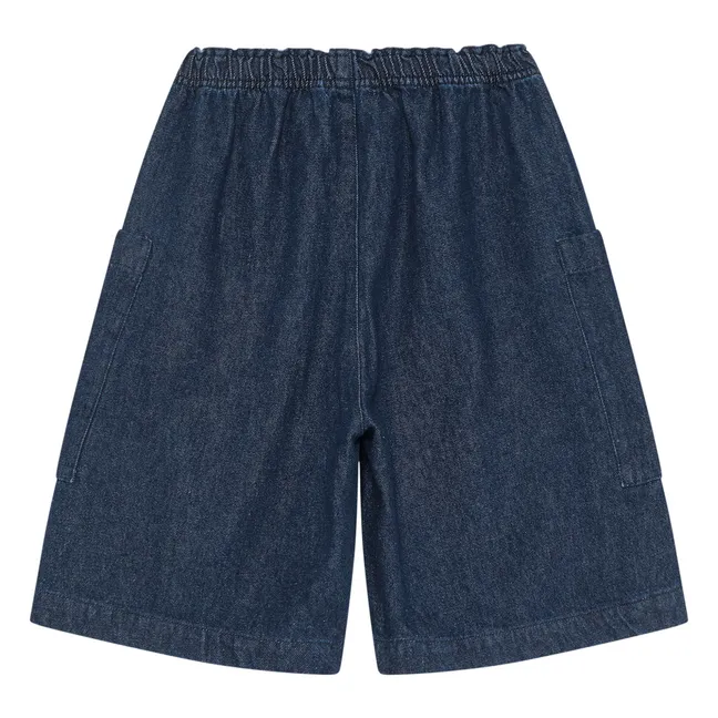 Denim shorts N°10 | Navy blue