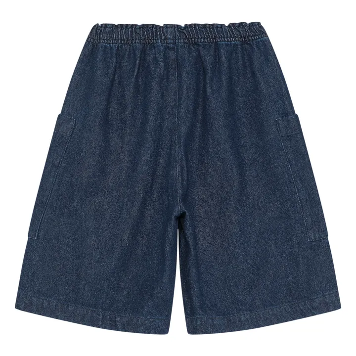 Denim shorts N°10 | Navy blue- Product image n°4