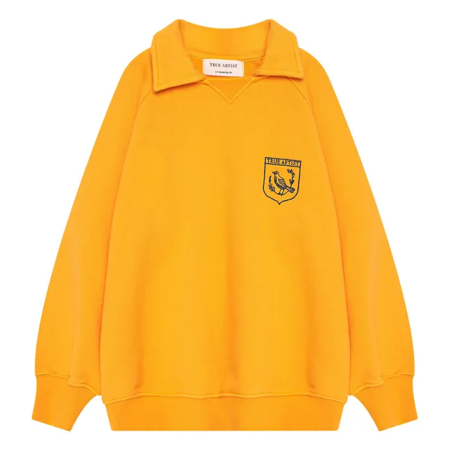 Polo sweatshirt N°02 | Orange