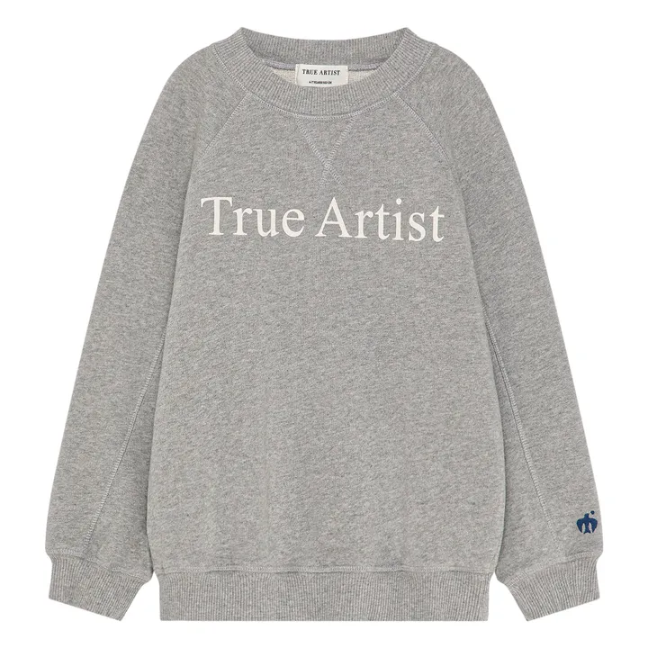 Sweat N°01 | Heather grey- Product image n°0