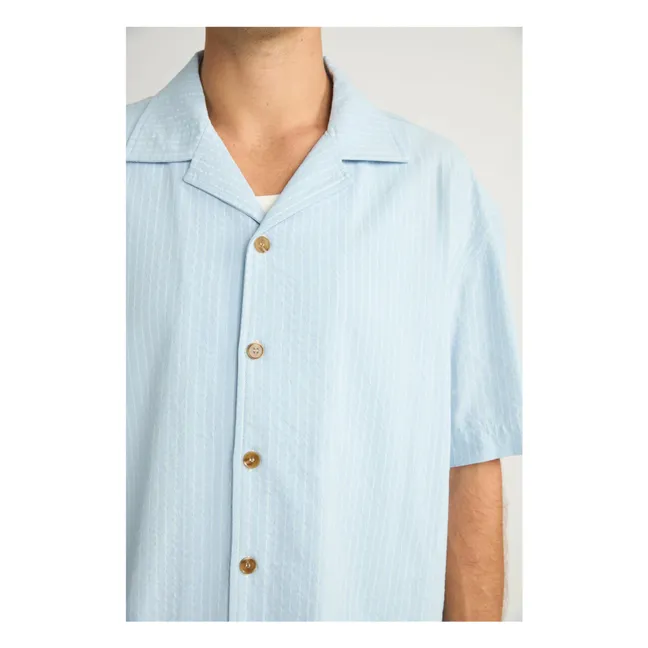 Camicia a quadri rilassata | Blu