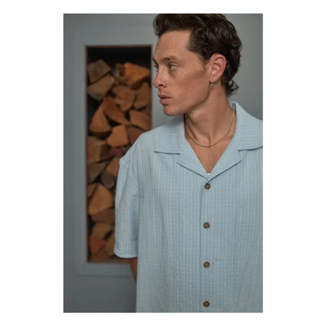 Camicia a quadri rilassata | Blu