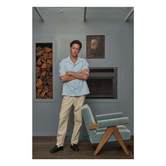 Chemise Relaxed Carreaux | Bleu