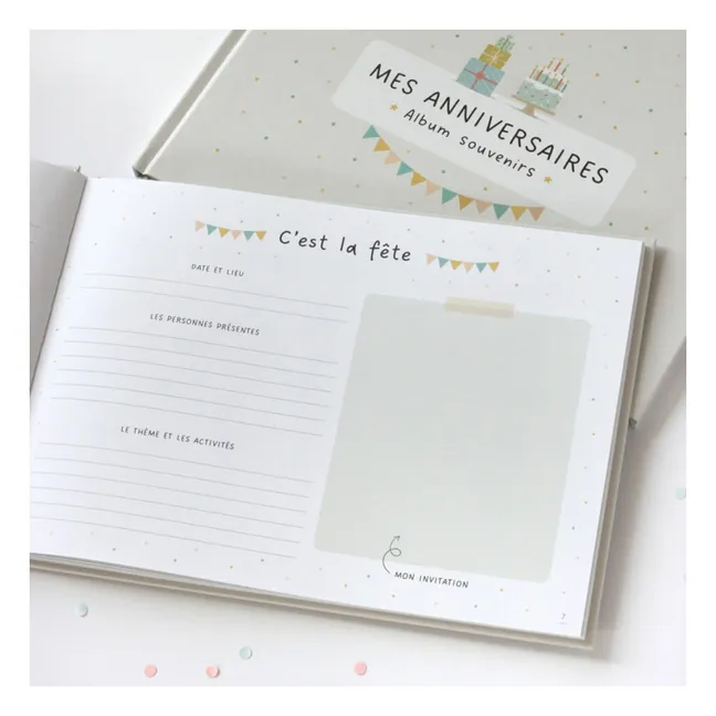 Mes anniversaires souvenir book