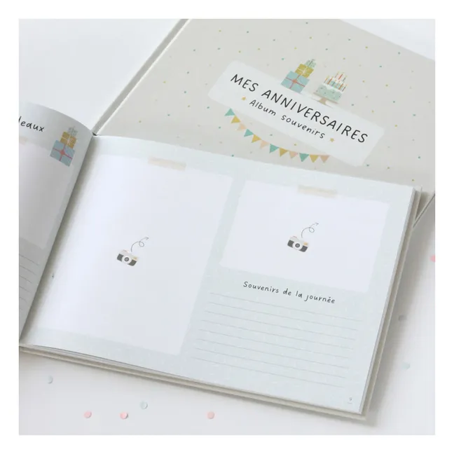 Livre de souvenir Mes anniversaires