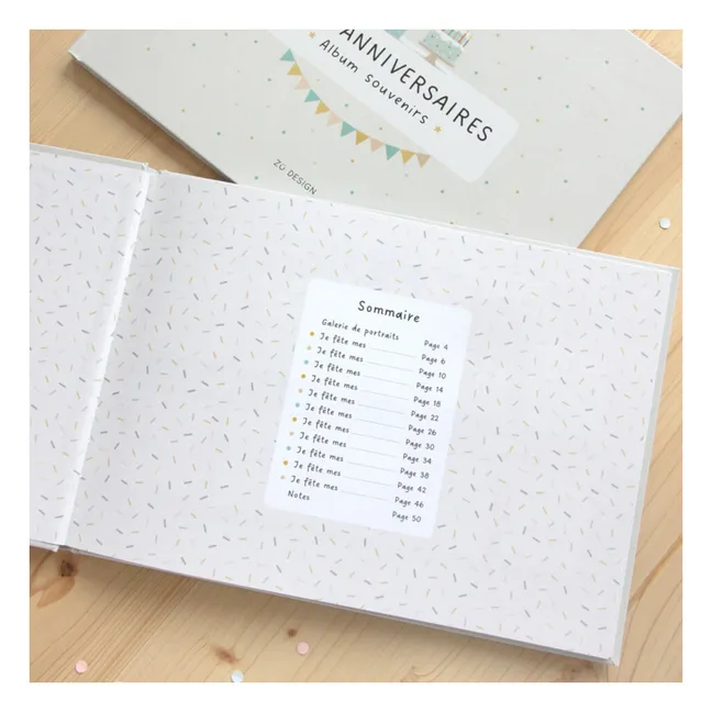 Livre de souvenir Mes anniversaires