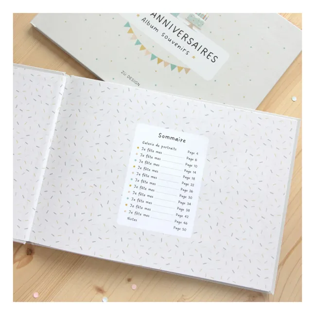 Mes anniversaires souvenir book