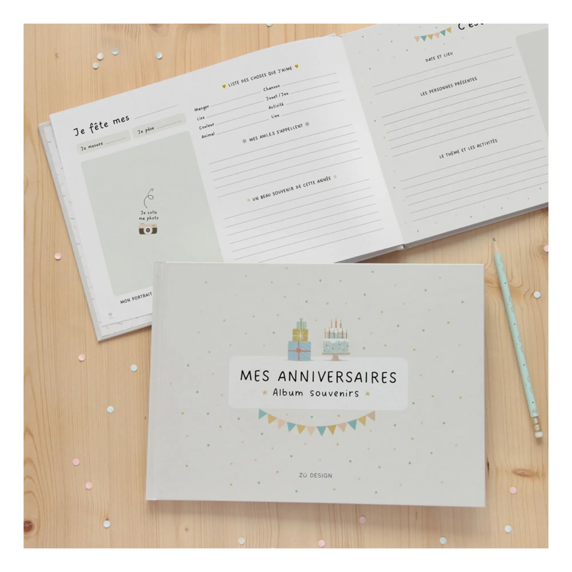 Zü - Livre de souvenir Mes anniversaires (Zü) - Image 1