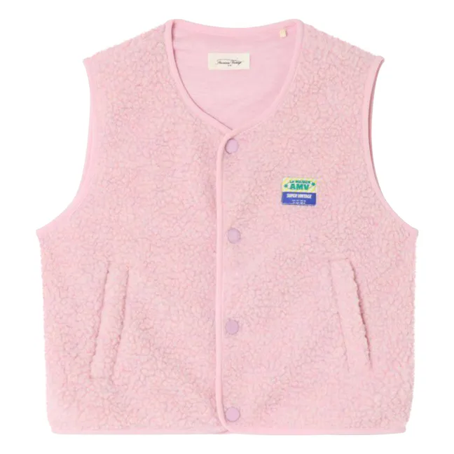 Chaqueta sin mangas Sherpa Hoktown | Rosa