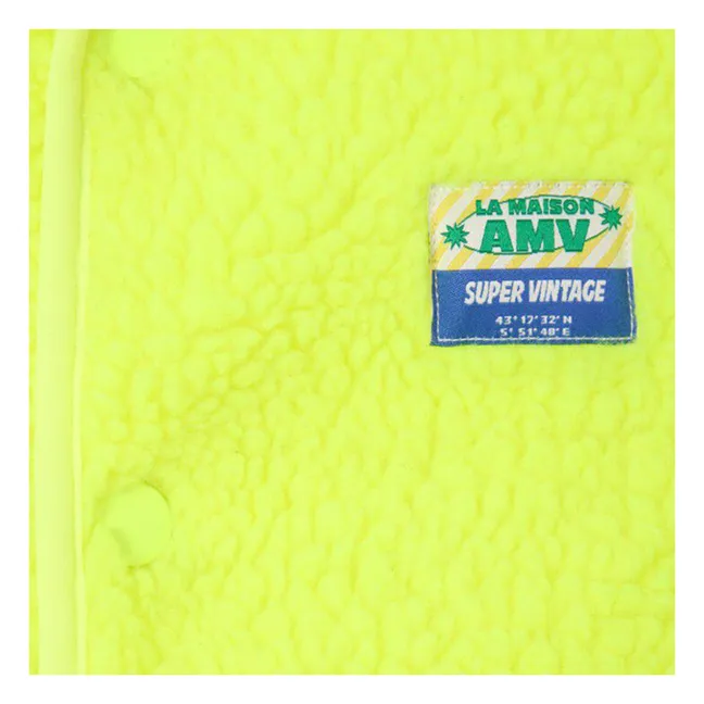 Veste Sans Manches Sherpa Hoktown | Jaune fluo