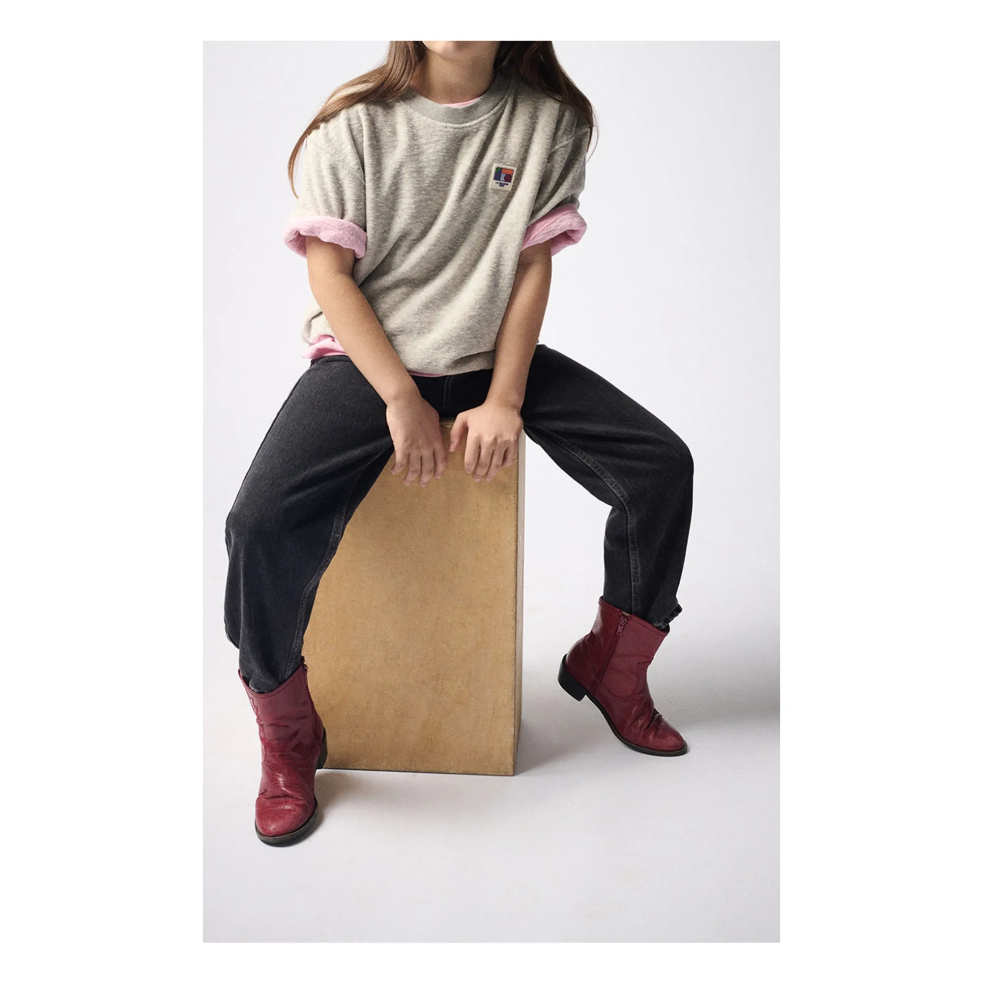 T-Shirt Dyt | Gris chiné- Image produit n°0