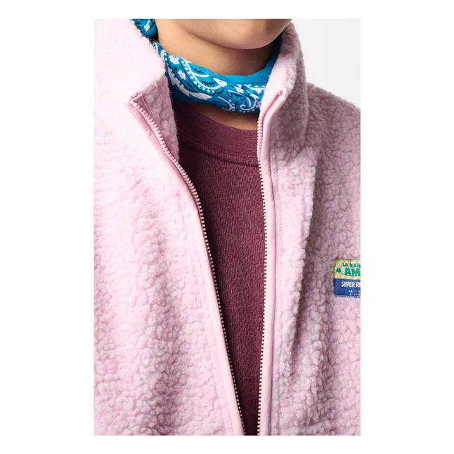 Veste Sherpa Hoktown | Rose pâle
