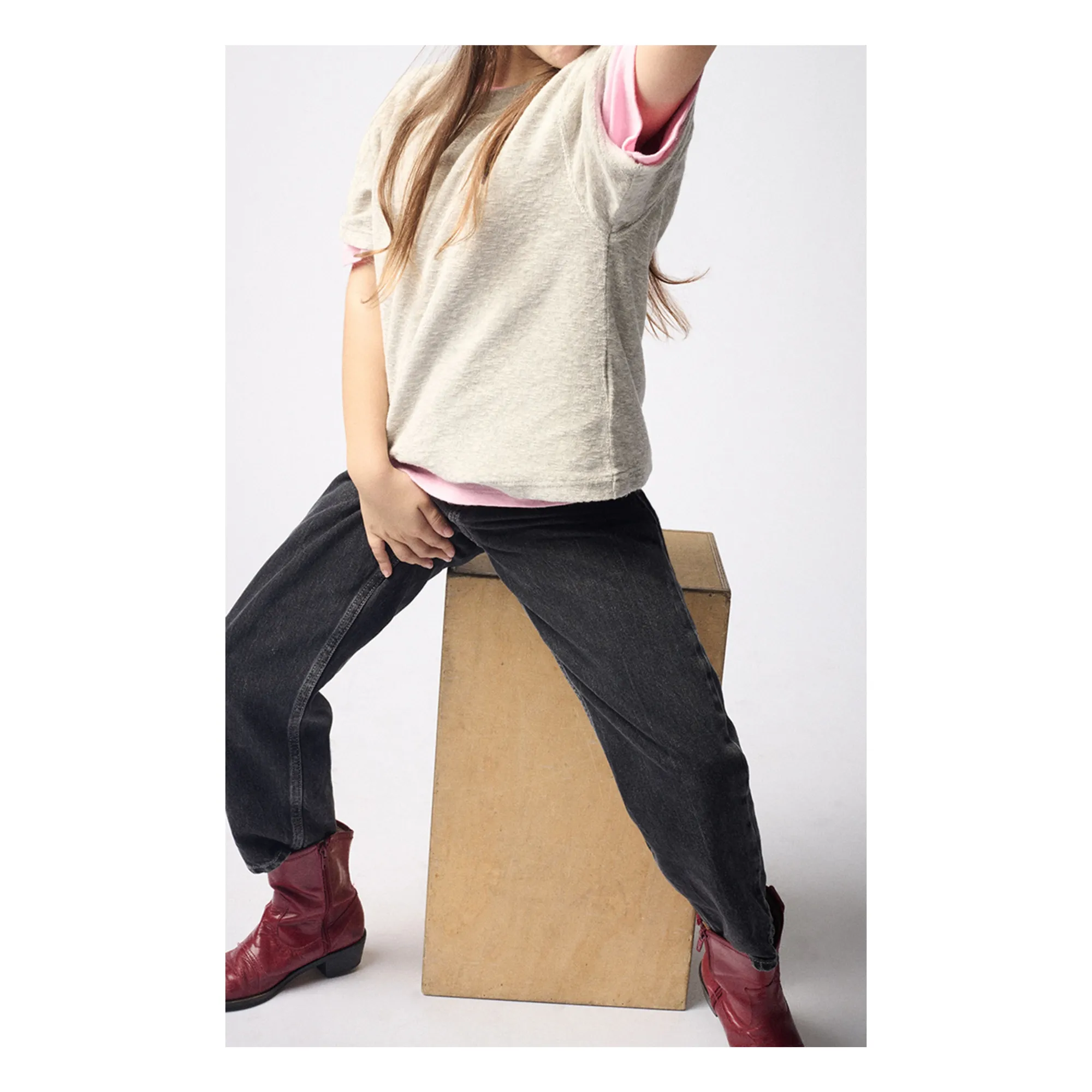 T-Shirt Dyt | Gris chiné- Image produit n°1