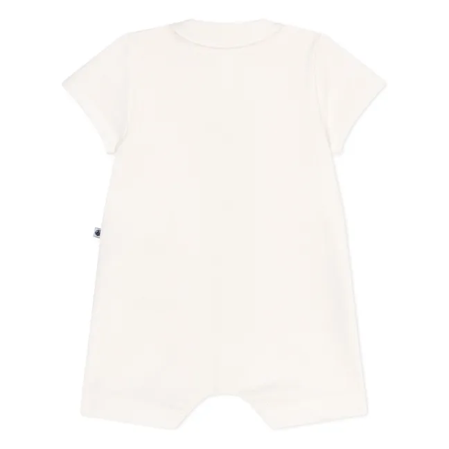 Playsuit in cotone organico Baobar | Bianco