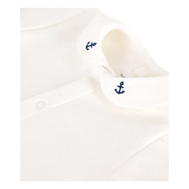 Playsuit in cotone organico Baobar | Bianco