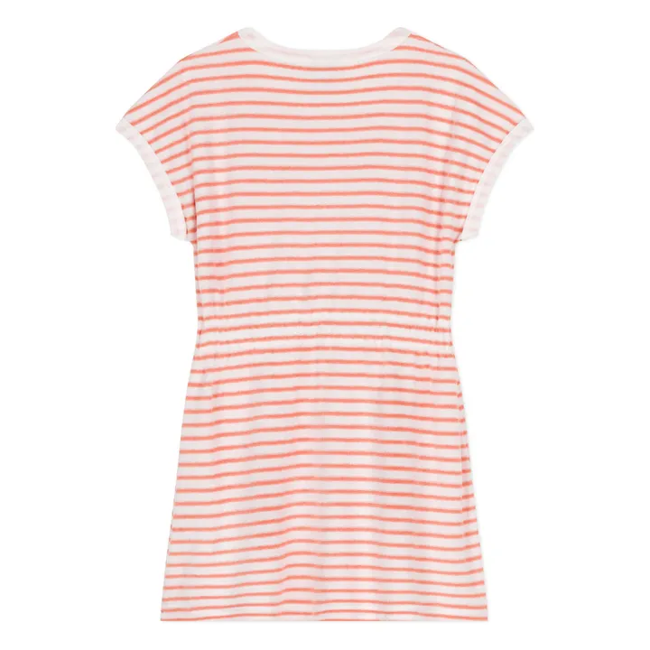 Robe Bouclette Coton Bio | Abricot- Image produit n°3