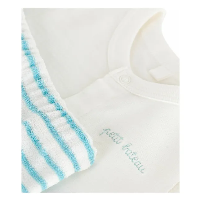 Set T-Shirt und Shorts Baobe Bio-Baumwolle | Weiß