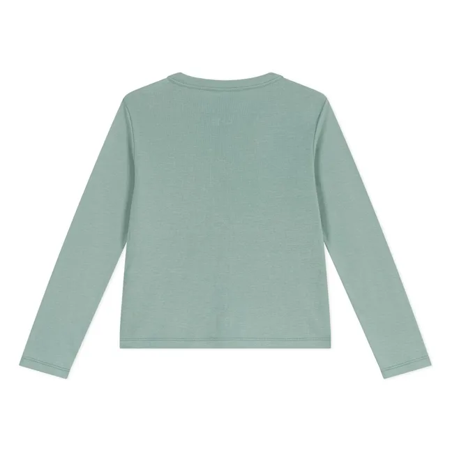 Cardigan in cotone organico Bodini | Salvia