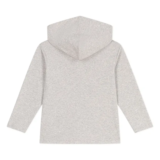 Felpa Brad in cotone organico | Grigio chiné