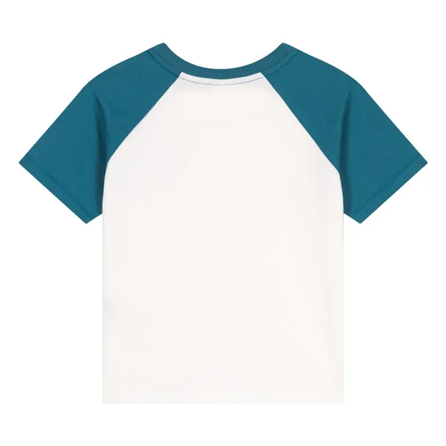 Maglietta Bibi in cotone biologico | Blu anatra