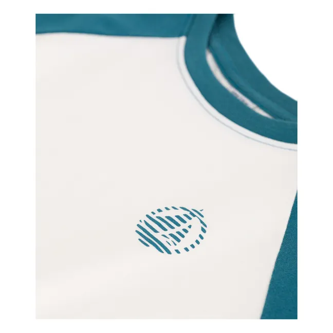 Maglietta Bibi in cotone biologico | Blu anatra