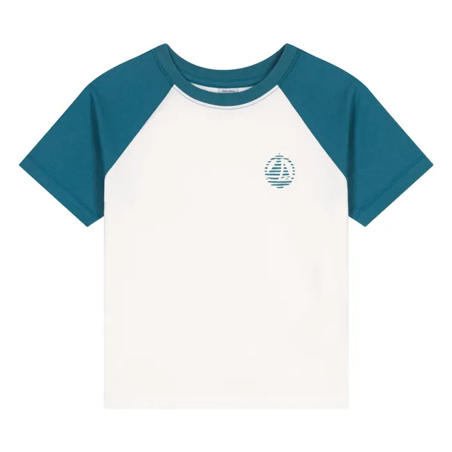 T-Shirt Bibi Bio-Baumwolle | Pfauenblau