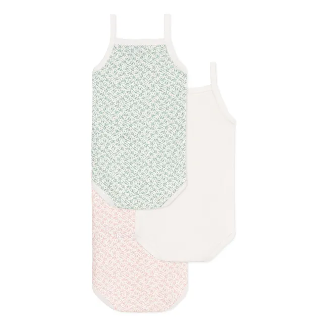 3er-Pack Bodies Naoshima Bio-Baumwolle | Seidenfarben