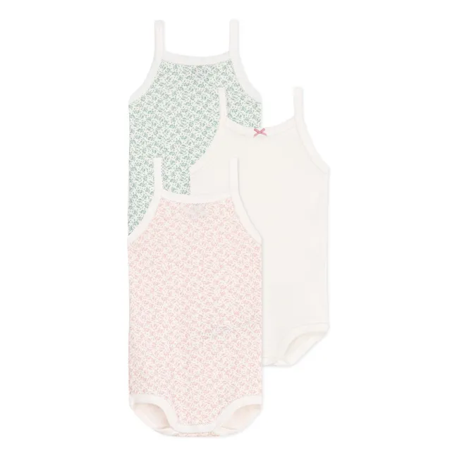 3er-Pack Bodies Naoshima Bio-Baumwolle | Seidenfarben