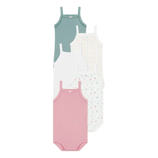 Lot 5 Bodies Adèle Coton Bio | Ecru