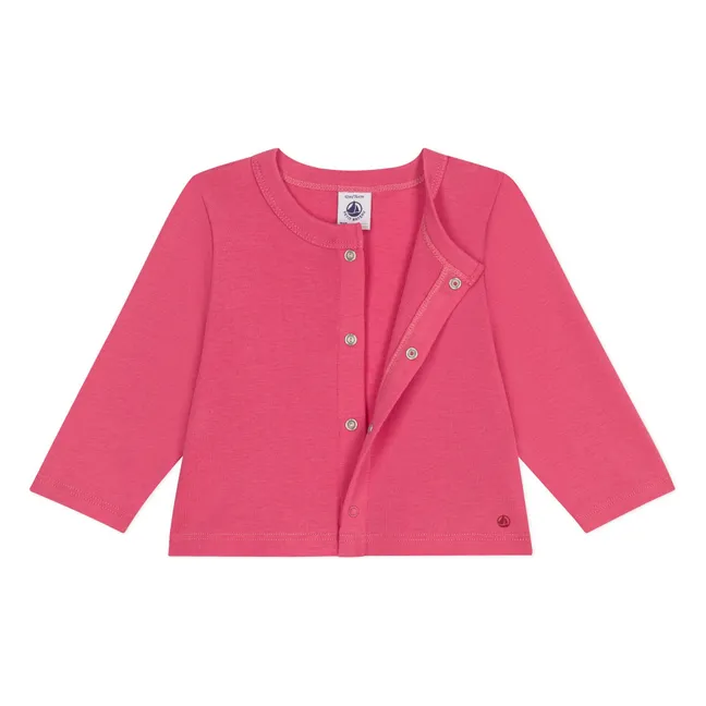 Strickjacke Barlon Bio-Baumwolle | Fuchsie