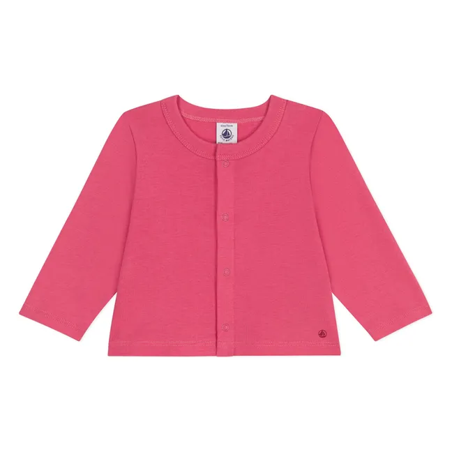 Strickjacke Barlon Bio-Baumwolle | Fuchsie