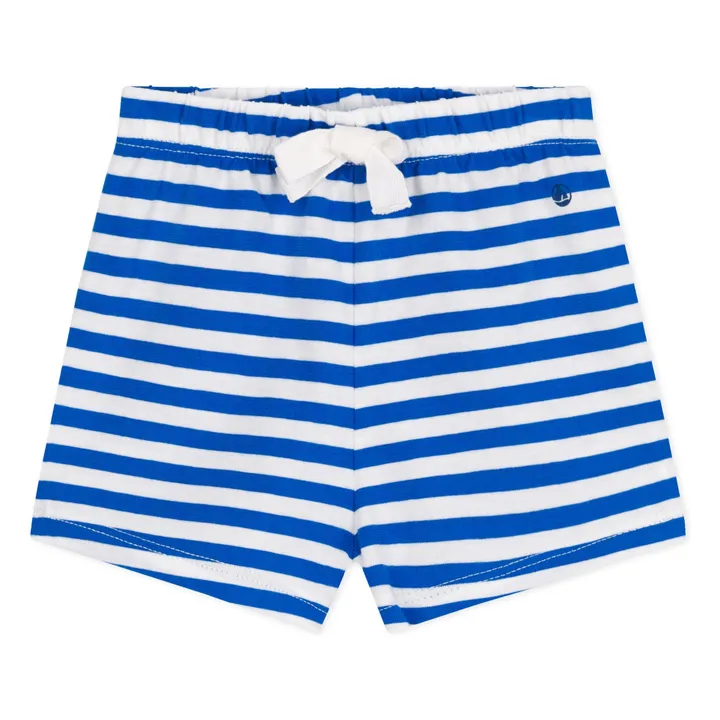 Short Bardine Coton Bio | Bleu- Image produit n°0