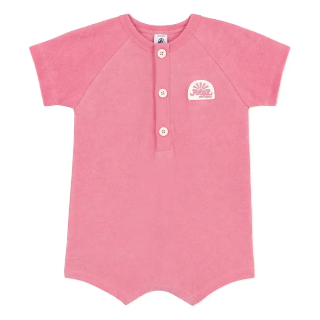 Combinaison Bea Coton Bio | Rose fuschia