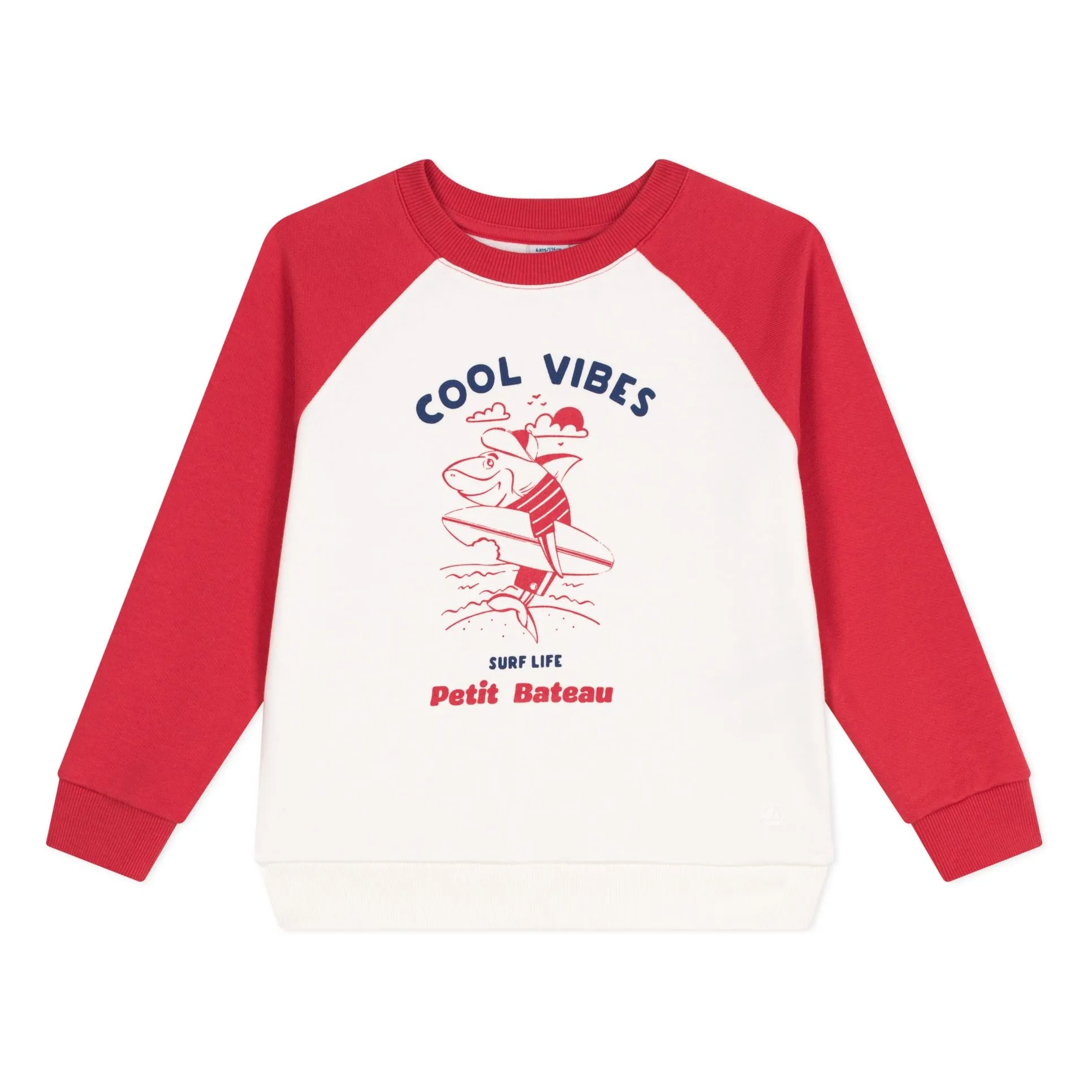 Sweat Bienvu Coton Bio | Rouge- Image produit n°0