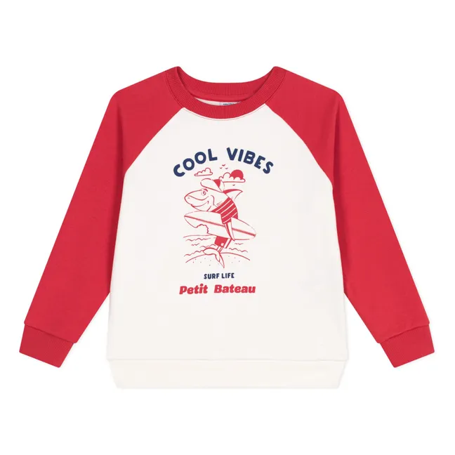 Sweat Bienvu Coton Bio | Rouge