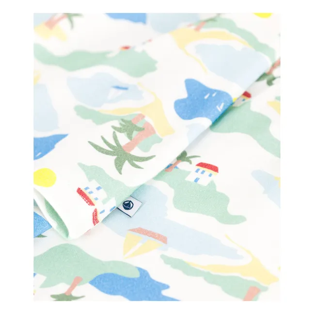 Pyjama Broke Coton Bio | Ecru