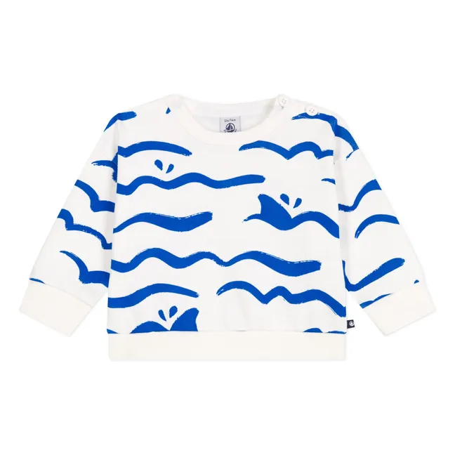 Felpa Bavion in cotone biologico | Bianco