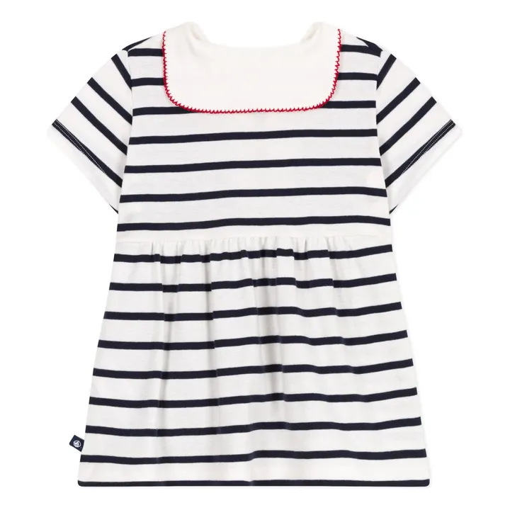 Robe Barinia Coton Bio | Blanc- Image produit n°3