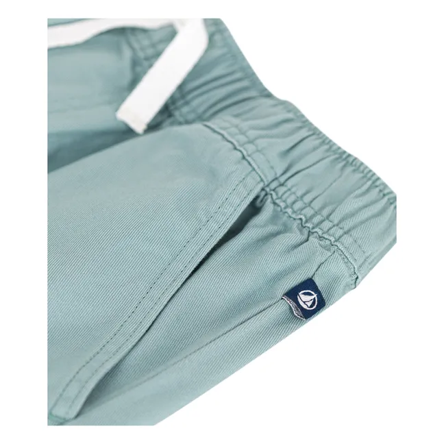 Short Bois Coton Bio | Sauge