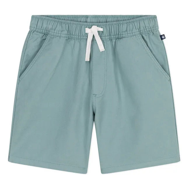 Short Bois Coton Bio | Sauge