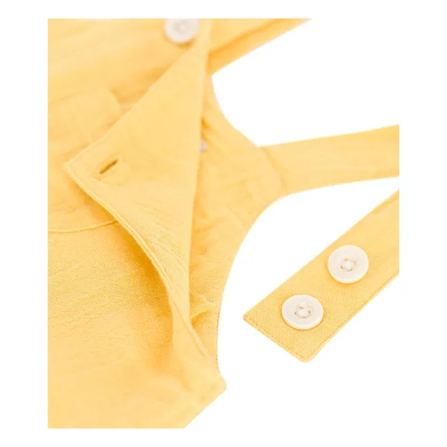 Salopette Barege Gaze de Coton Bio | Jaune