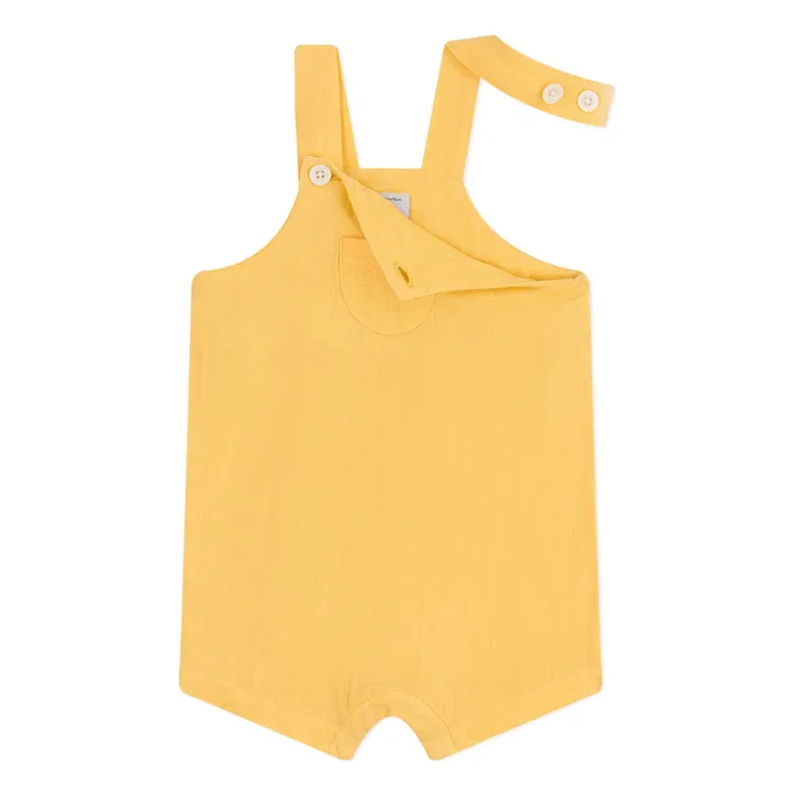 Salopette Barege Gaze de Coton Bio | Jaune- Image produit n°1