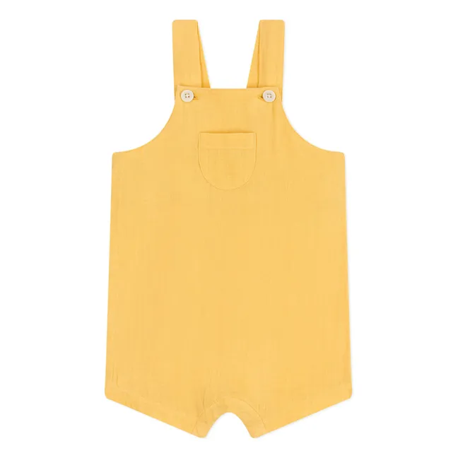 Peto de gasa de algodón orgánico Barege | Amarillo