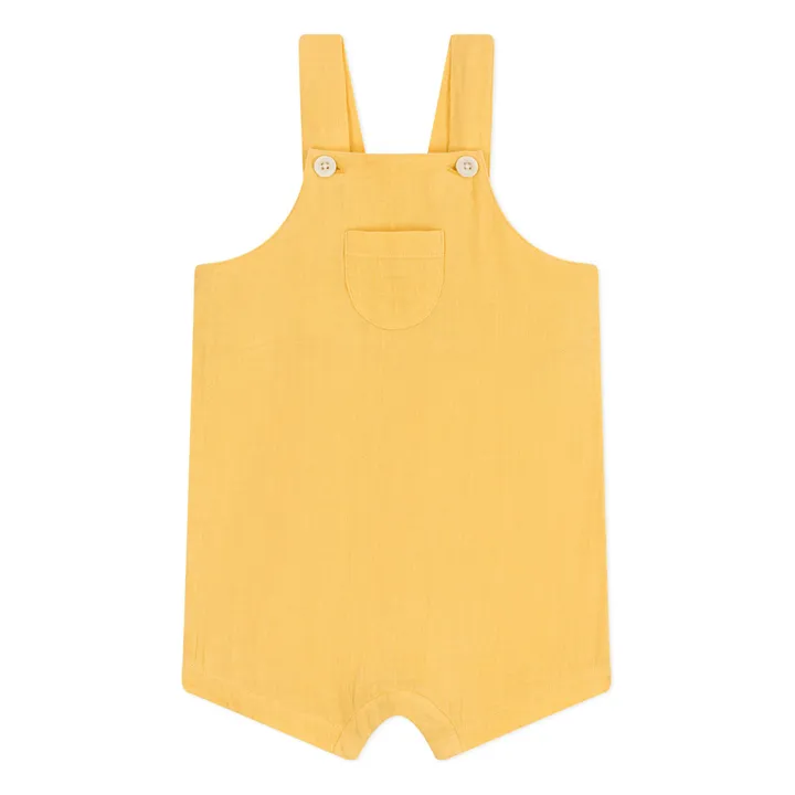 Salopette Barege Gaze de Coton Bio | Jaune- Image produit n°0