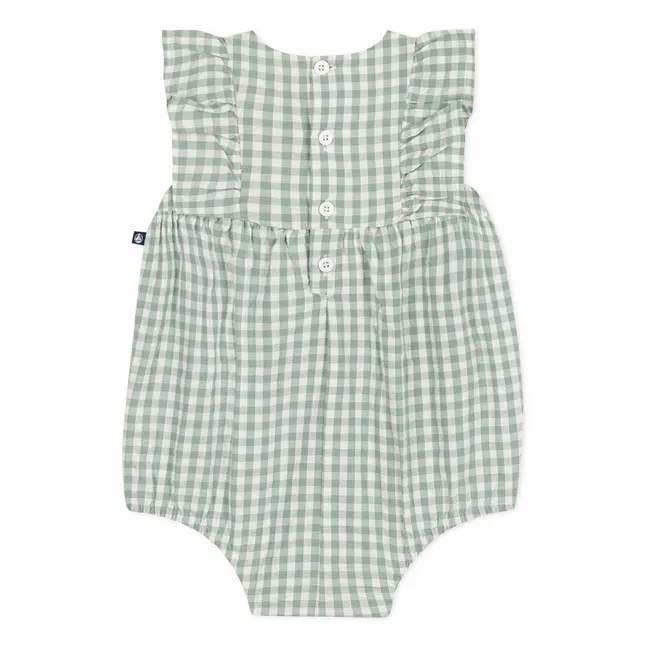 Barboteuse Bamille Coton Bio | Sauge