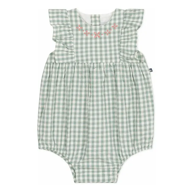 Barboteuse Bamille Coton Bio | Sauge