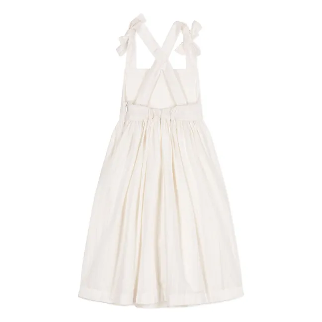 Vestido de algodón orgánico Billion | Blanco