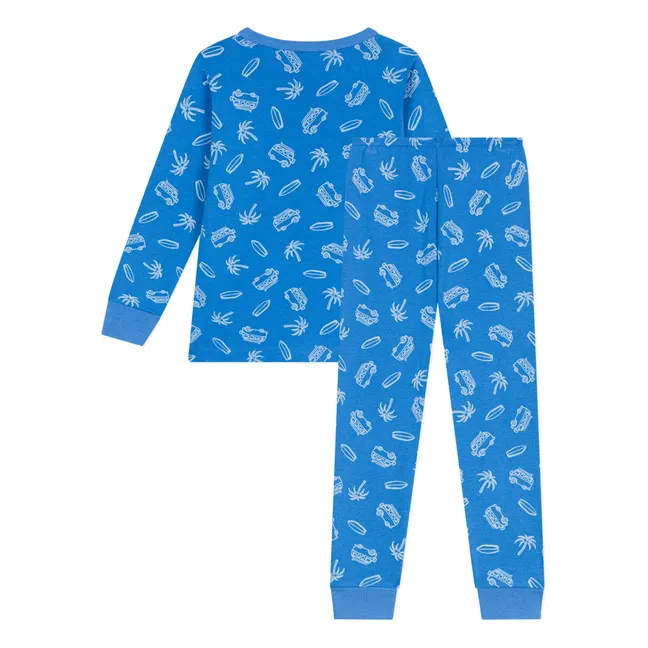 Pijama de algodón ecológico Brighton | Azul