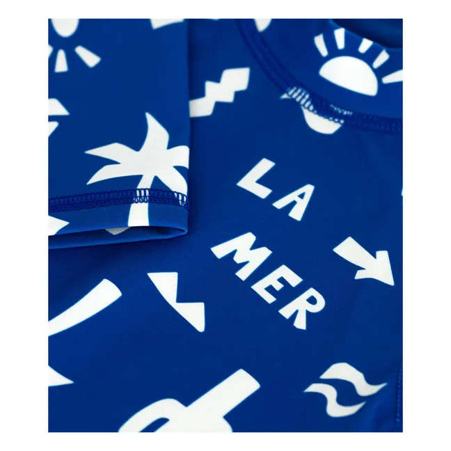 T-Shirt Anti-Uv Blago Fibres Recyclées | Bleu électrique