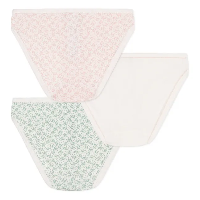 Set di 3 slip in cotone biologico Naoshima | Ecru